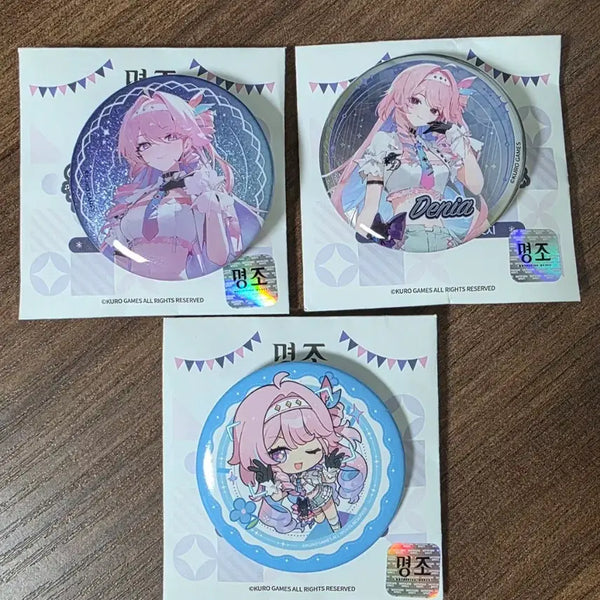 [BUNJANG] Denia Festival Can Badge Set (3 Types) / 명조 띵조 페스티벌 데니아 캔뱃지 3종