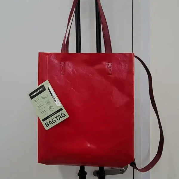 [BUNJANG] Freitag F201 Maurice Tote Bag Shoulder Bag Red Silver / 프라이탁 FREITAG F201 모리스 토트백 겸 숄더백 새제품