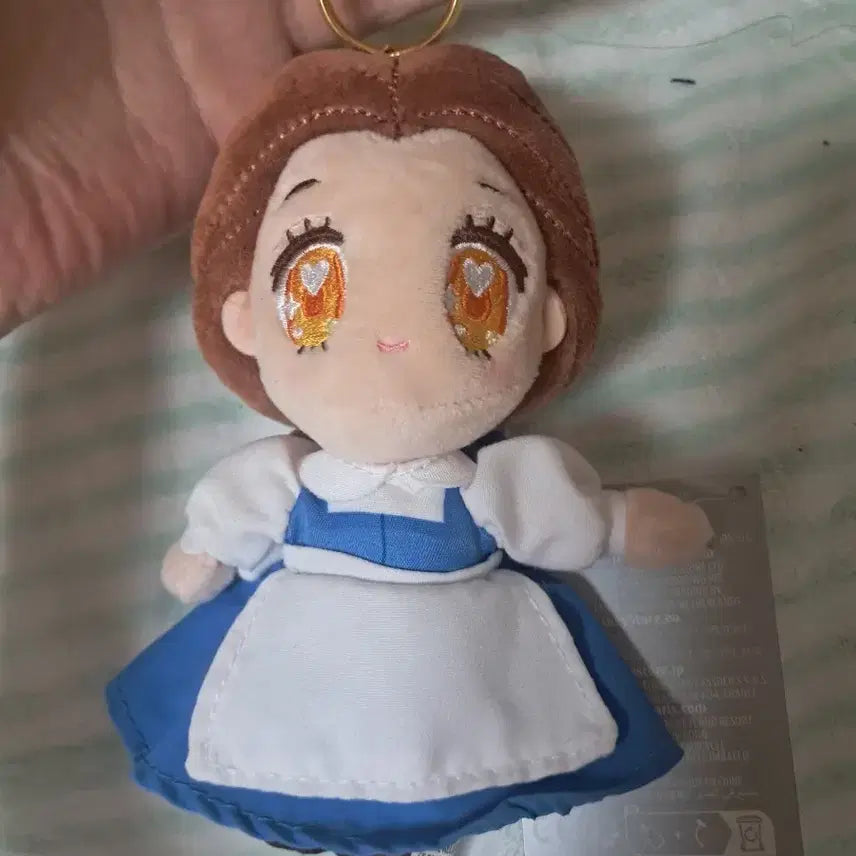 [BUNJANG] Disney Authentic Belle Doll Keychain / 디즈니정품)벨 인형 키링