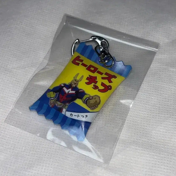 [BUNJANG] My Hero Academia All Might Heroes Chip Trading PVC Keychain / 히로아카 올마이트 히어로즈칩 트레이딩 PVC 키홀더 엣지쇼트 키링 히어로