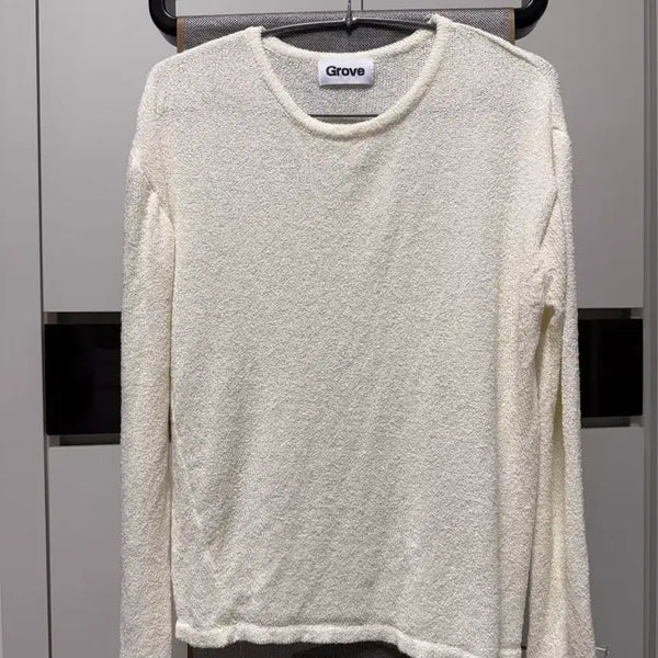 [BUNJANG] Ivory Knit Sweater / 니트 아이보리 얇음