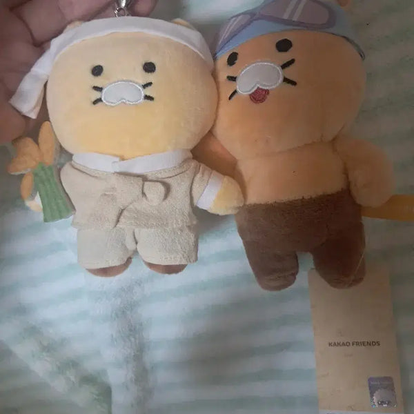 [BUNJANG] Kakao Friends Ryan Chunsik Character Keyring Set (2 Types) / 카카오프렌즈 춘식 키링 2종세트