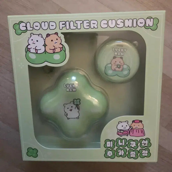 [BUNJANG] Etude Lucky Ham Cloud Filter Cushion Set (Shade 21) / 에뛰드 럭키햄 클라우드 필터 쿠션 세트 21호