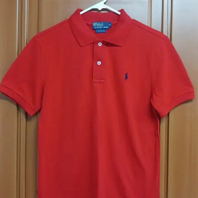 [BUNJANG] Polo Ralph Lauren Short Sleeve Polo Shirt Red Size M / 폴로 랄프로렌 반팔 카라티 레드
