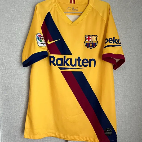[BUNJANG] FC Barcelona 2019-20 Away Short-Sleeve Jersey (L) / 19-20 바르셀로나 어웨이 반팔 L