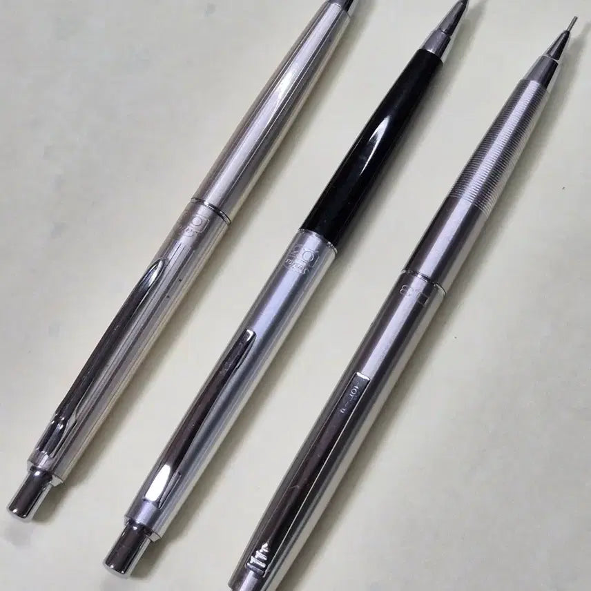 [BUNJANG] Vintage 0.3mm Mechanical Pencils (3-Piece Bundle) / 0.3mm 빈티지 샤프 3개 일괄