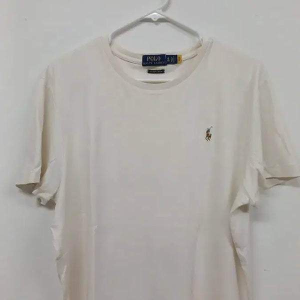 [BUNJANG] Polo Ralph Lauren Men's Short Sleeve T-Shirt Beige / 폴로 랄프로렌 반팔티 베이지