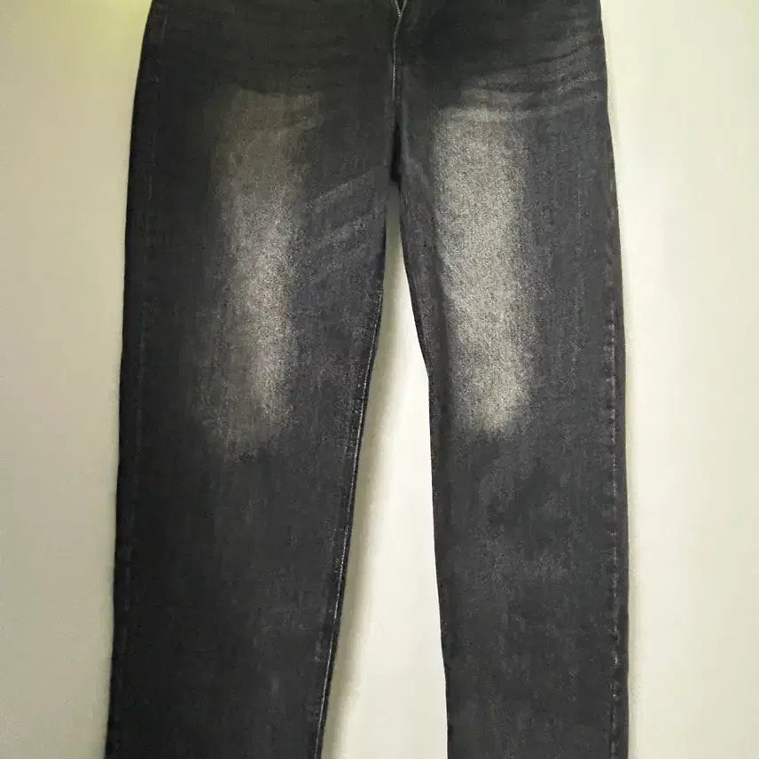 [BUNJANG] Topi Washed Black Denim Pants / 토피 워싱 블랙 데님 팬츠