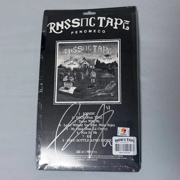 [BUNJANG] Penomeco Signed RNSSNC Tape Album (Sealed) / 페노메코 미개봉 싸인반