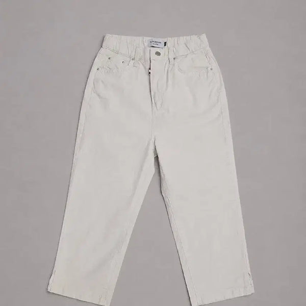 [BUNJANG] Thom Browne New York Opening Cropped Pants White / 톰브라운 뉴욕 오프닝 크롭 팬츠 화이트