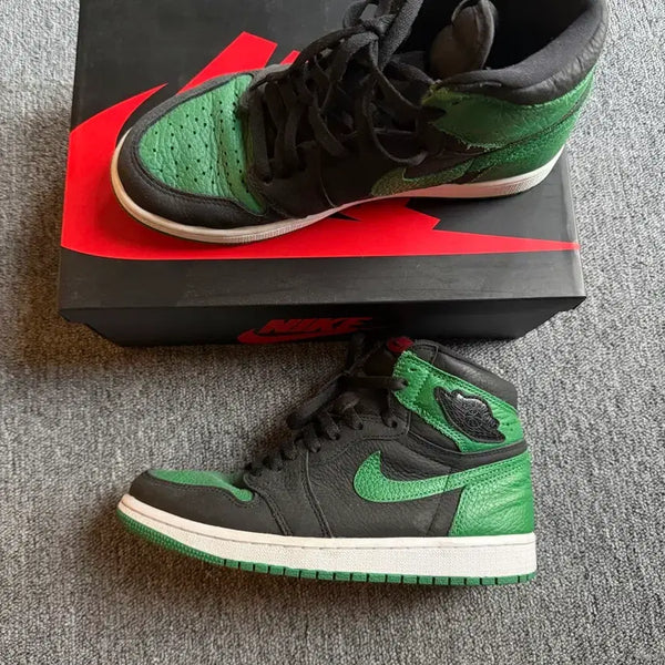 [BUNJANG] Air Jordan 1 'Pine Green' US 8 / 조던1 파인그린 260(실착1회)