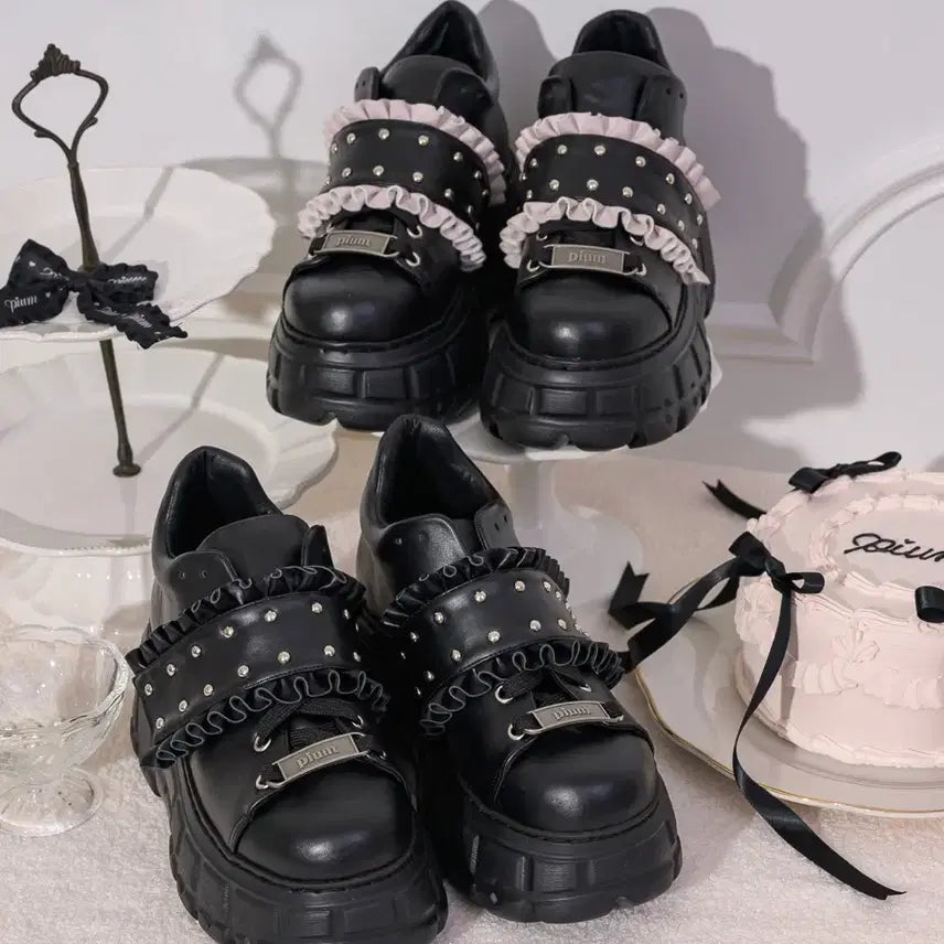 [BUNJANG] Pium Black Sneakers / pium 피움 스니커즈 블랙