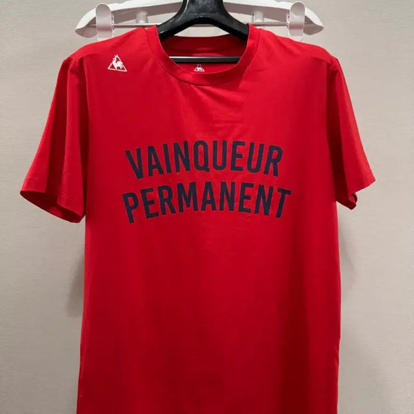 [BUNJANG] Le Coq Sportif Red Short Sleeve T-Shirt Size M / 르꼬끄 반팔티 M사이즈