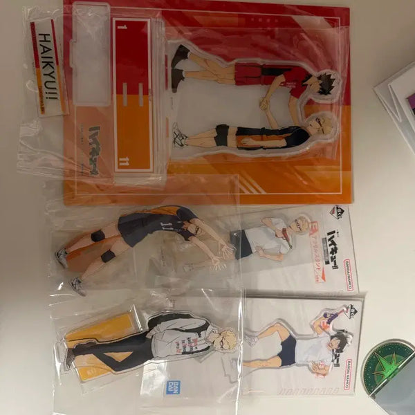 [BUNJANG] Haikyuu!! Tsukishima Kei Acrylic Stand Bundle Set / 하이큐 츠키시마 케이 아크릴 일괄 쿠로오 야마구치