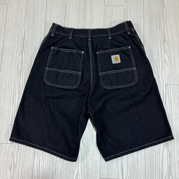 [BUNJANG] Carhartt WIP Denim Shorts / 칼하트wip 데님블랙 심플 숏 노르코 반바지(33)새거급s급 굿사이즈