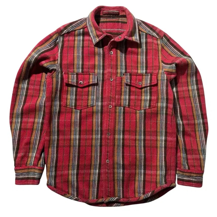 [BUNJANG] Nigel Cabourn Reversible Flannel Check Shirt / [M] 나이젤카본 리버시블 플란넬 체크 셔츠
