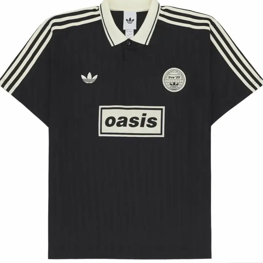 [BUNJANG] Adidas Oasis Football Jersey Shirt Black (M) / [m] 아디다스 오아시스 풋볼 져지 셔츠 블랙