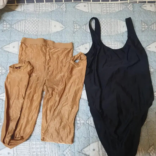 [BUNJANG] Aerobics Leotard and Tights Set / 에어로빅복 에어로빅레오타드 타이즈
