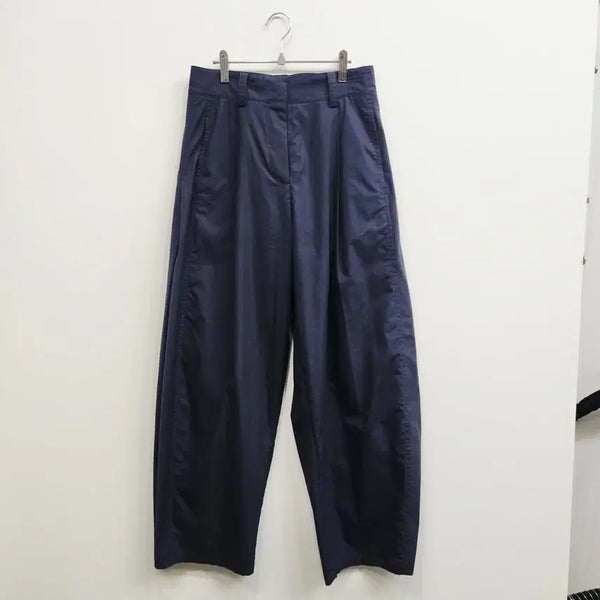 [BUNJANG] COS Wide Leg Slub Pants Navy / 코스 바스락 와이드 팬츠 m 여덟번착용 여자 면 바지 26