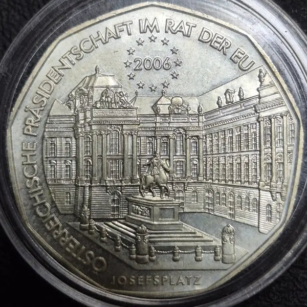 [BUNJANG] Austria 2006 5 Euro Josefplatz Commemorative Silver Coin / 오스트리아 유로 기념 은화 2006년 5유로 요제프 광장