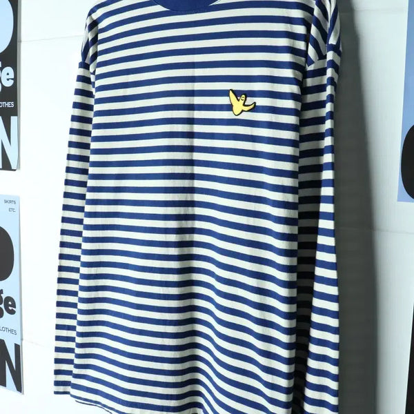 [BUNJANG] Mark Gonzales Striped Long Sleeve T-Shirt XL-2XL / (XL-2XL) 마크곤잘레스 긴팔티셔츠 빅사이즈 스트라이프-H34430