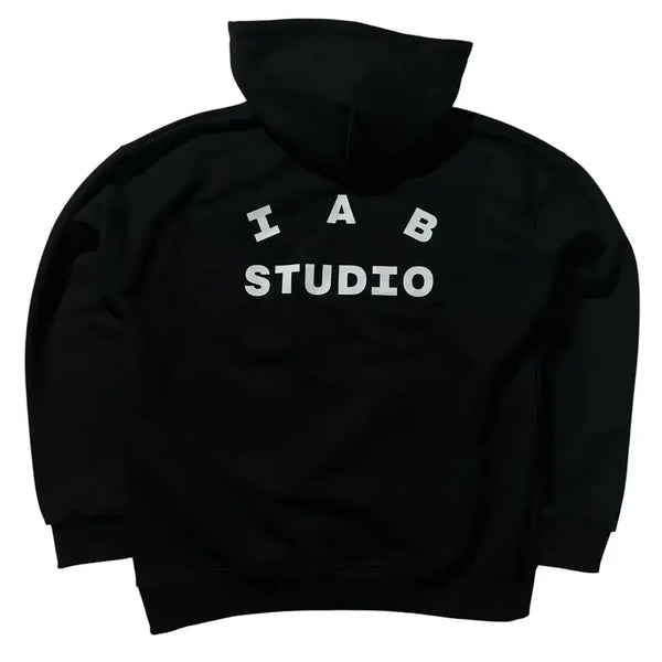 [BUNJANG] IAB Studio Logo Hoodie Black XL / [XL] IAB Studio 아이앱 스튜디오 로고 후드 블랙