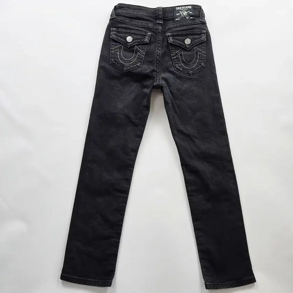 [BUNJANG] True Religion Black Slim Fit Stretch Denim Jeans Size 24 / 트루릴리전 청바지 흑청 스판 슬림 데님 사이즈24 R6388