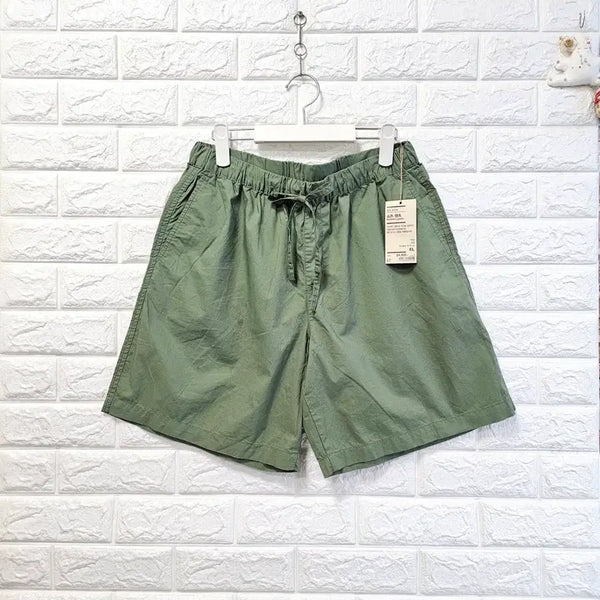 [BUNJANG] Cotton Banding Shorts Khaki XL / 코튼 밴딩반바지