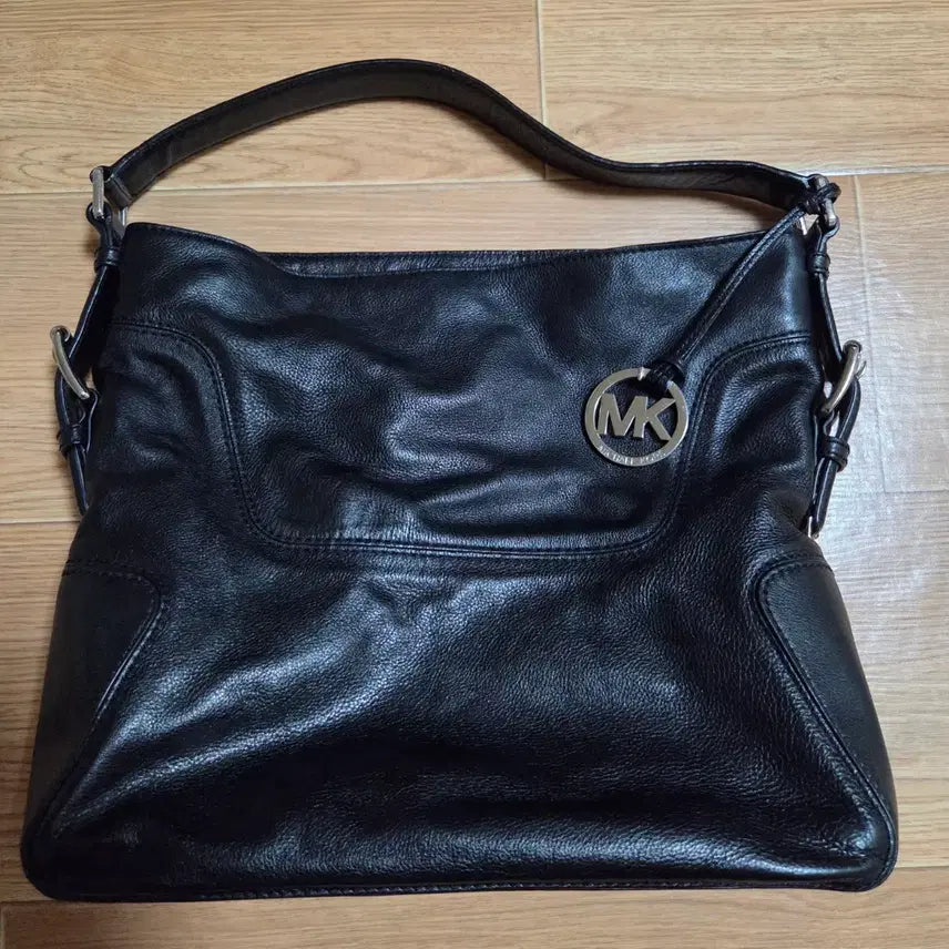 [BUNJANG] Michael Kors Leather Tote Bag Black / 마이클코어스 토트백 블랙