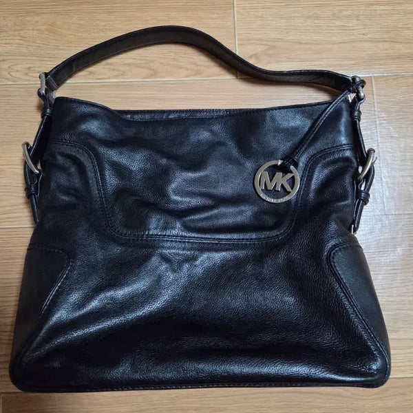 [BUNJANG] Michael Kors Leather Tote Bag Black / 마이클코어스 토트백 블랙