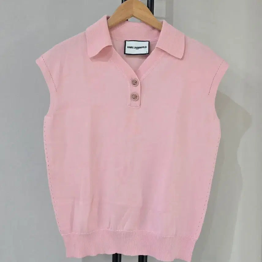 [BUNJANG] Karl Lagerfeld Pink Knit Sweater / 칼라거펠트 핑크 니트 /예뻐요