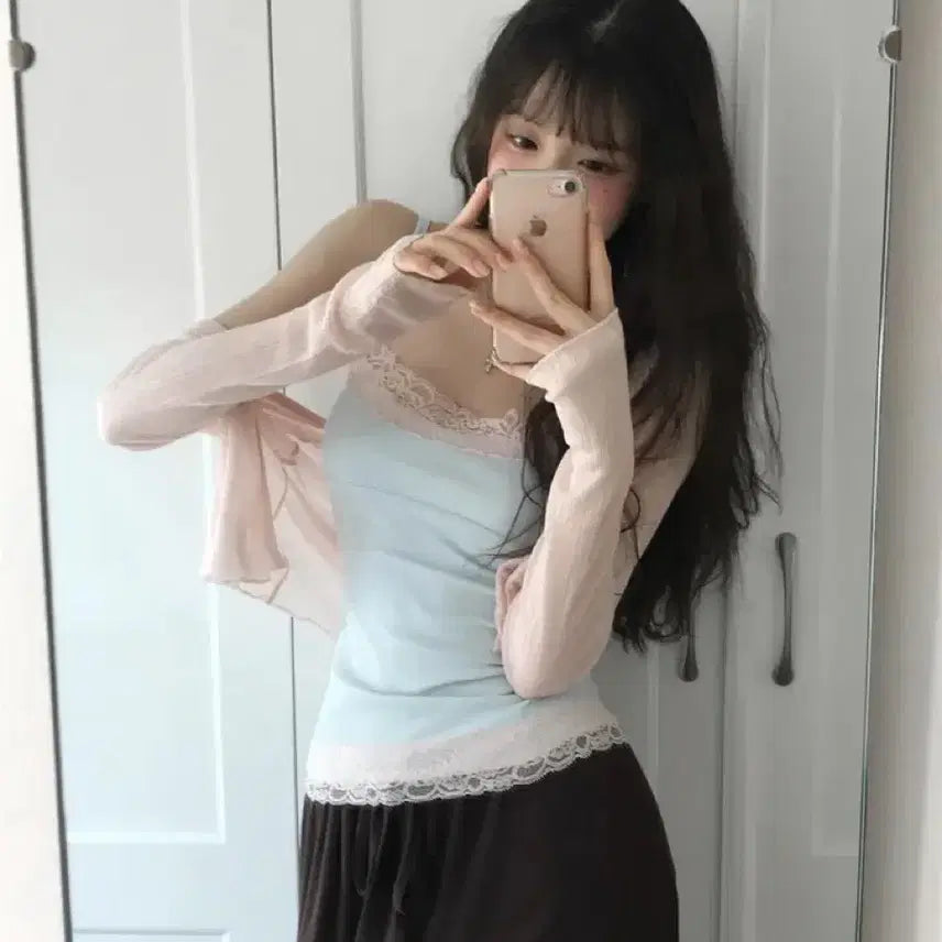 [BUNJANG] Janne Heart Cubic Tank Top / 잔느 하트 큐빅 나시