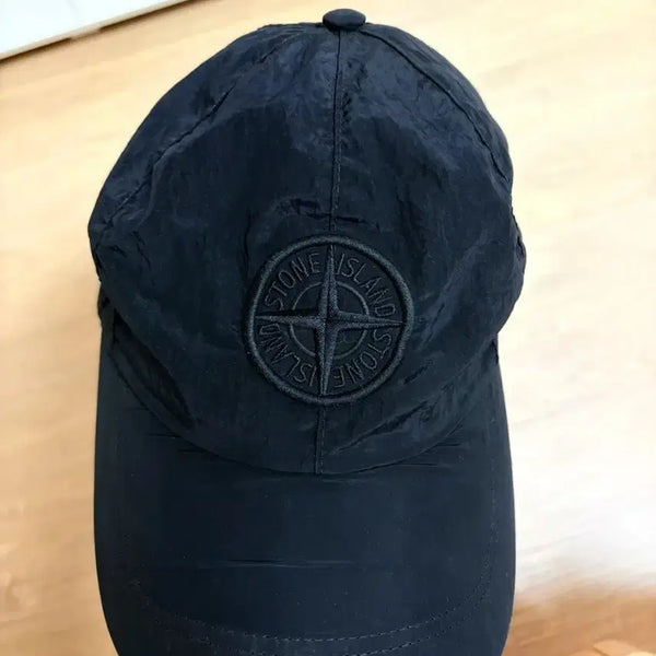 [BUNJANG] Stone Island Nylon Cap Black / 스톤아일랜드 나일론 볼캡 블랙L