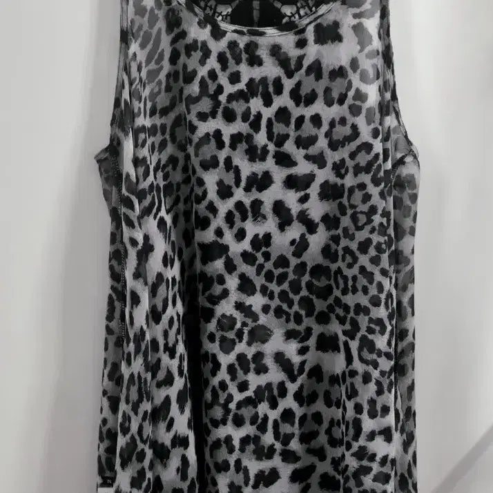 [BUNJANG] Vintage Onegyaru Leopard Print Slip Dress / 빈티지 오네갸루 호피슬립