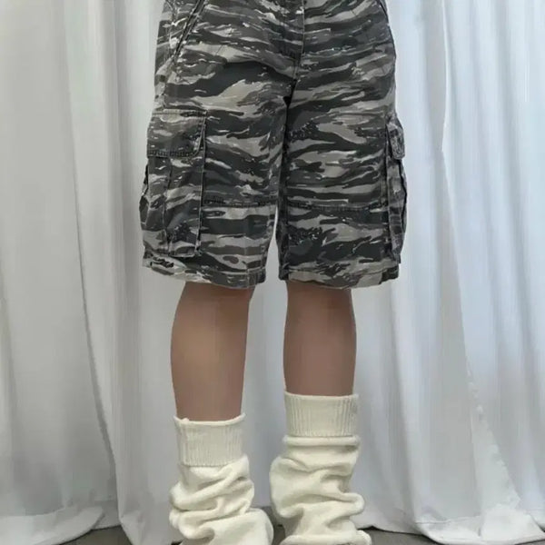 [BUNJANG] Camouflage Pattern Bermuda Shorts / 카모패턴 버뮤다팬츠