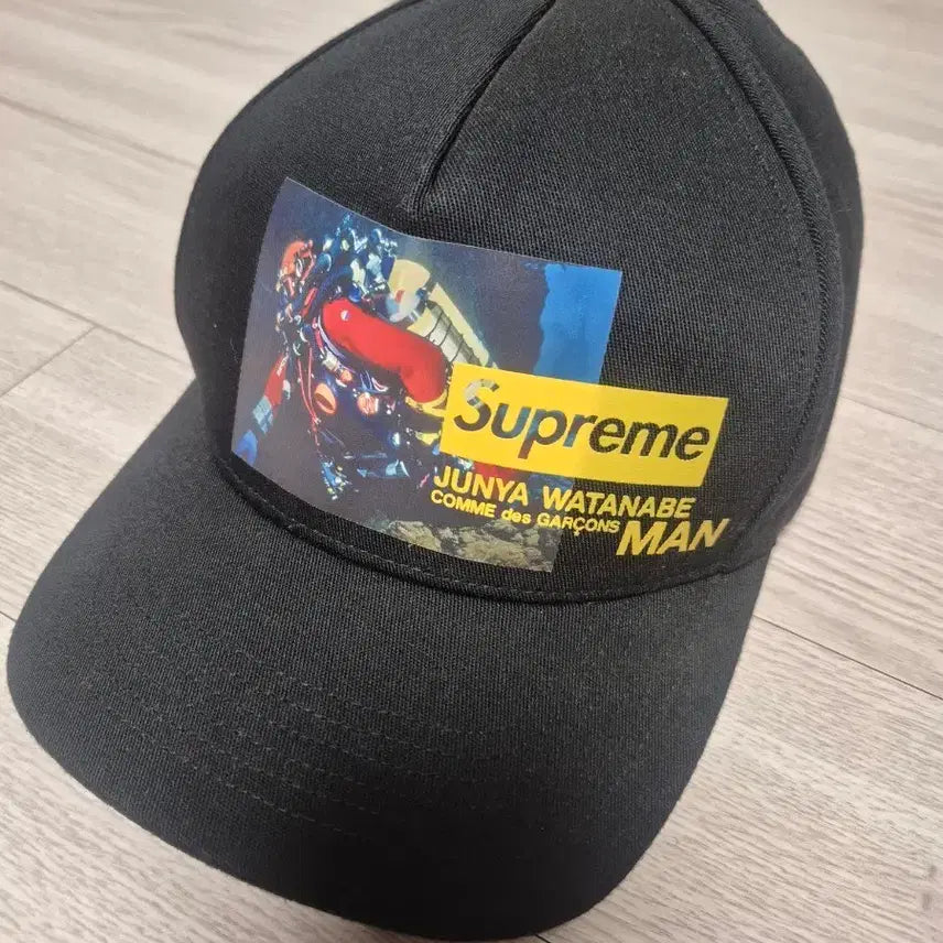 [BUNJANG] Junya Watanabe x Supreme 5 Panel Graphic Snapback / 준야와타나베X슈프림 5판넬 그래픽 스냅백