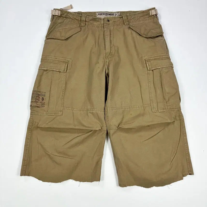 [BUNJANG] Abercrombie & Fitch OG Y2K Cut-Off Vintage Cargo Shorts / (34) 아베크롬비 og y2k 컷오프 빈티지 카고 반바지