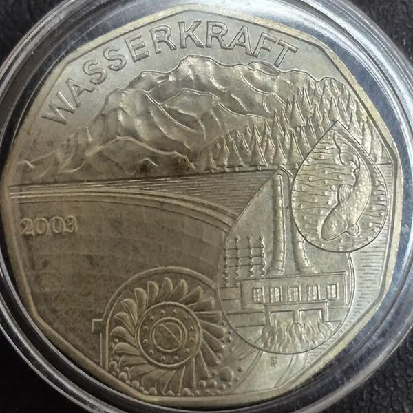 [BUNJANG] 2003 Lake Baikal Commemorative 5 Euro Silver Coin Uncirculated / 2003년 바이칼 호수 기념5유로 은화. 미사용