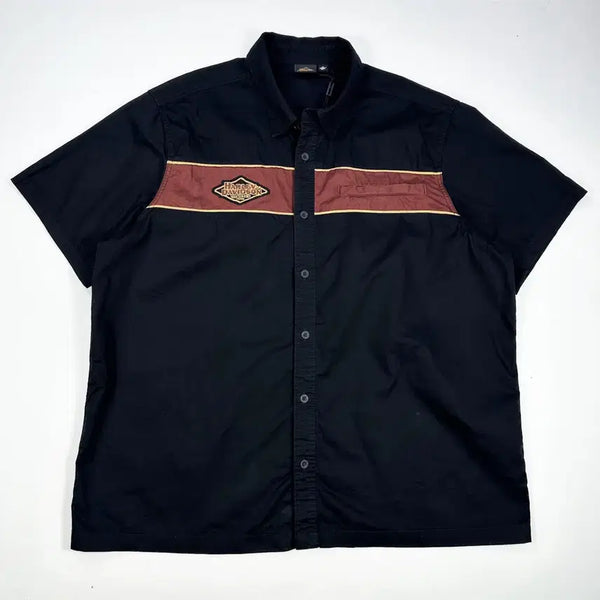 [BUNJANG] Harley-Davidson 120th Anniversary Motorcycle T-Shirt 2XL / (2XL) 할리데이비슨 120주년 모터사이클 반팔 셔츠