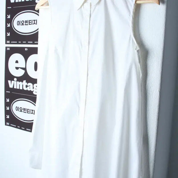 [BUNJANG] She's Made Original Plain Half-Sleeve Shirt Blouse / W(S-M) 쉬스미스 반팔셔츠 남방 블라우스 민소매 무지-H34477