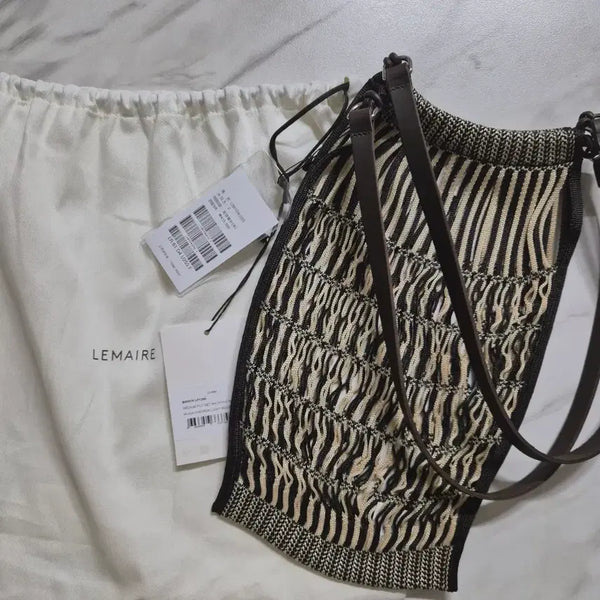 [BUNJANG] Lemaire Medium Net Bag / 르메르 숄더백 블랙/베이지