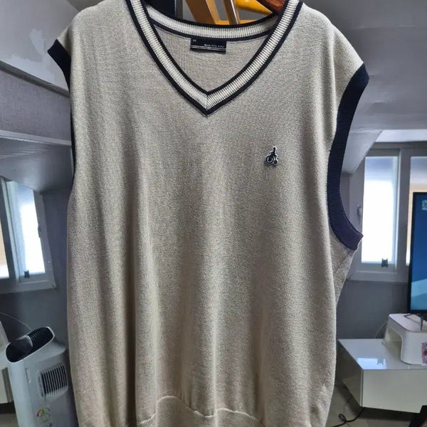 [BUNJANG] Beanpole Golf V-Neck Knit Vest / 빈폴골프 조끼