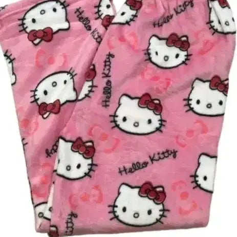 [BUNJANG] Hello Kitty Pajama Pants Pink / 헬로키티 수면 바지 핑크