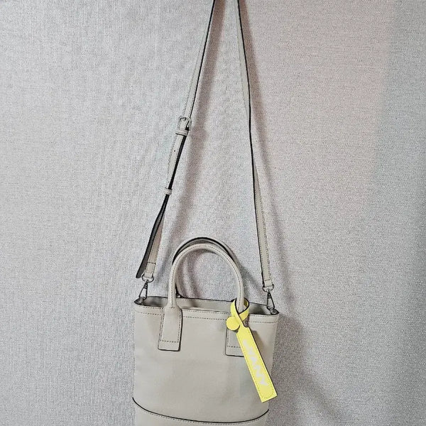[BUNJANG] Joseph & Stacey Bag Ivory Yellow Charm Tote Crossbody Bag / 조셉앤스테이시 백 아이보리 옐로우 참