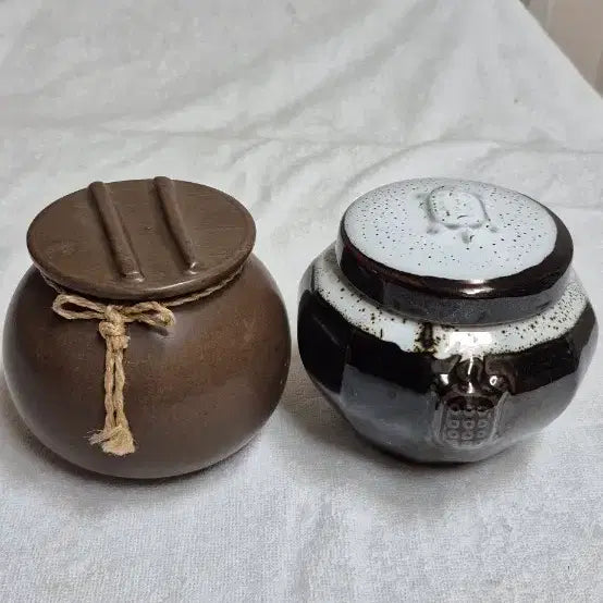 [BUNJANG] Vintage Gochujang Jars (Set of 2) / 빈티지 고추장 항아리 2개