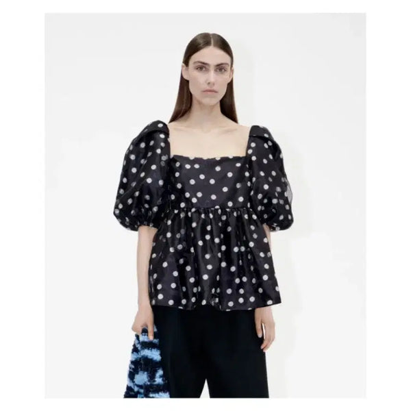 [BUNJANG] StarinGoya Pattern Blouse / 스타인고야 블라우스