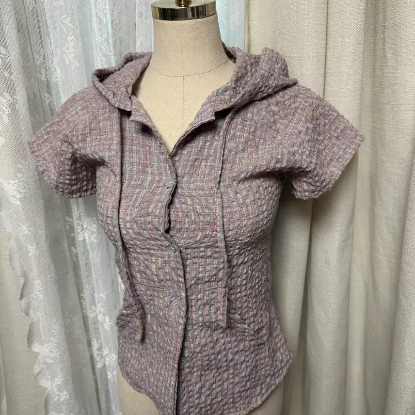 [BUNJANG] Jijimii Hooded Blouse / 지지미 후드 블라우스