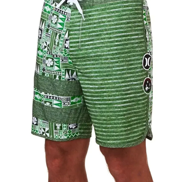 [BUNJANG] Hurley Men's Board Shorts Green Pattern / Hurley 헐리 남자 보드숏(32)