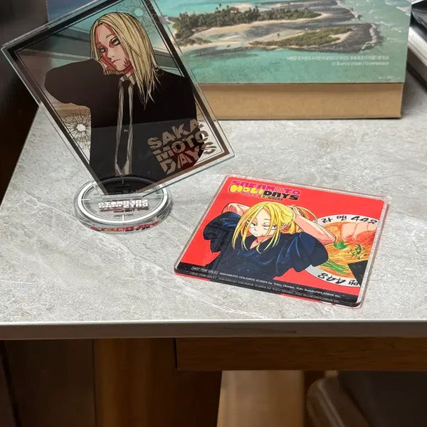 [BUNJANG] Sakamoto Days Acrylic Stand & Coaster Bundle Set / 사카모토데이즈 알라딘 굿즈 일괄 아크릴스탠드 코스터