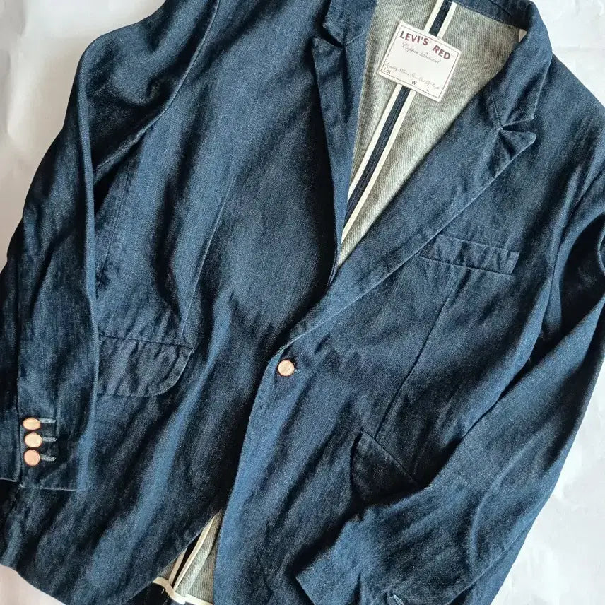 [BUNJANG] Levi's Red Denim Jacket / 리바이스 레드 청자켓